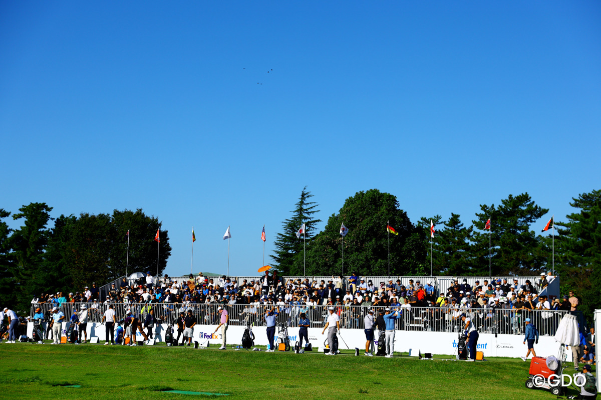 朝から練習場も満タン 2026年 ベイカレントクラシック Presented by レクサス 初日 コース