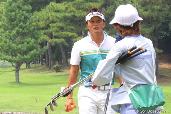 2011年 関西オープンゴルフ選手権競技 事前 宮本勝昌 毎年この大会だけはハウスキャディで戦う宮本勝昌