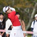 2026年愛知・名古屋アジア競技大会でプレーする新地真美夏。前回大会では女子チーム最年少だったが、今回はチームを引っ張る立場として世界の舞台に挑んだ