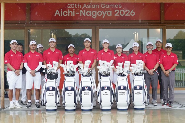 Audi x JGA 2026年愛知・名古屋アジア競技大会に臨んだ日本代表の選手とスタッフ。プロとアマチュアが同じチームで戦う、新たな挑戦の舞台となった