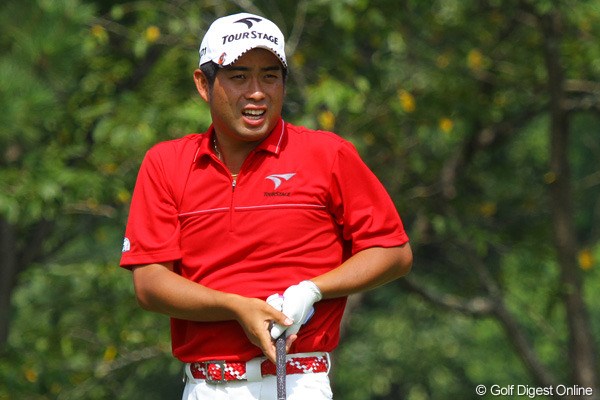 2011年 関西オープンゴルフ選手権競技 初日 池田勇太 ショットが安定せず2ダボをたたき20位タイの池田勇太