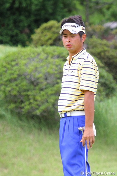 2011年 関西オープンゴルフ選手権競技 2日目 池田勇太 短いバーディパットが決まらずスコアが伸び悩んだ池田勇太