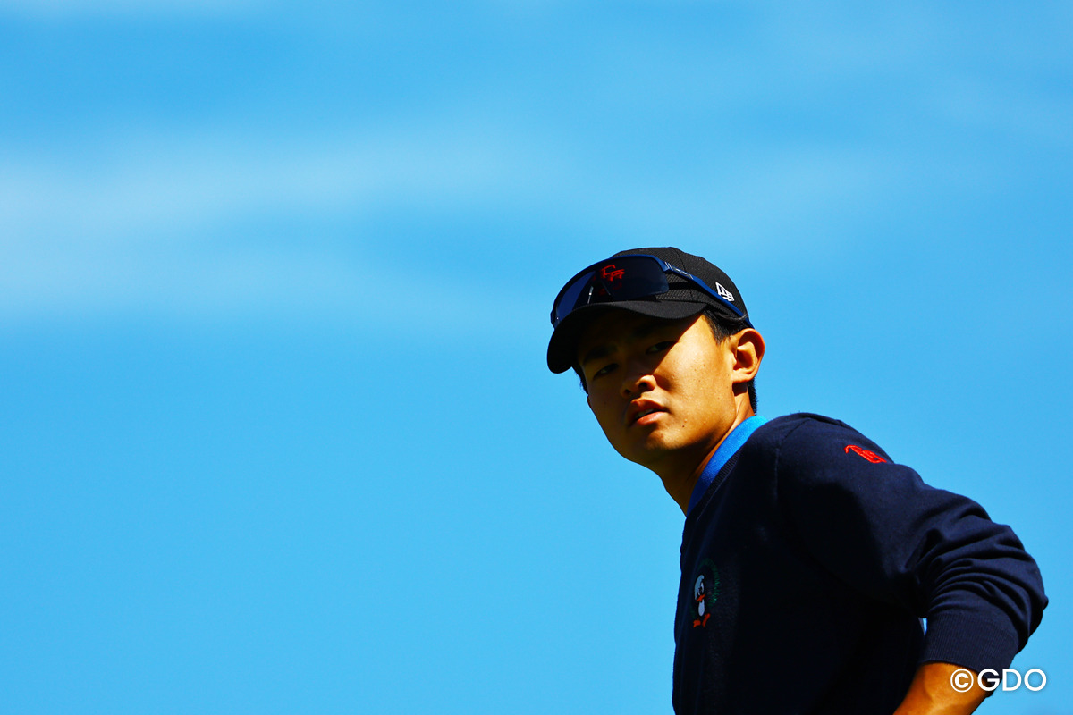 スコアボードを駆け上がる 2026年 日本オープンゴルフ選手権競技 2日目 長崎煌心