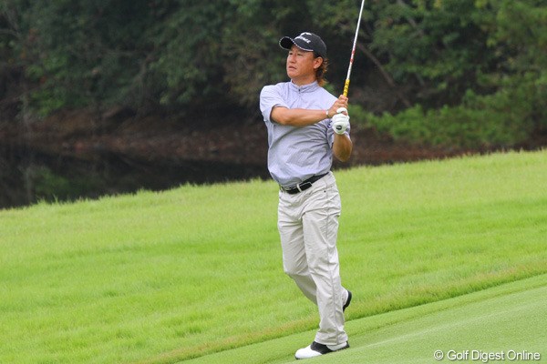 2011年 関西オープンゴルフ選手権競技 3日目 吉永智一 ボギーが3つ先行しても焦らずスコアを伸ばした吉永智一