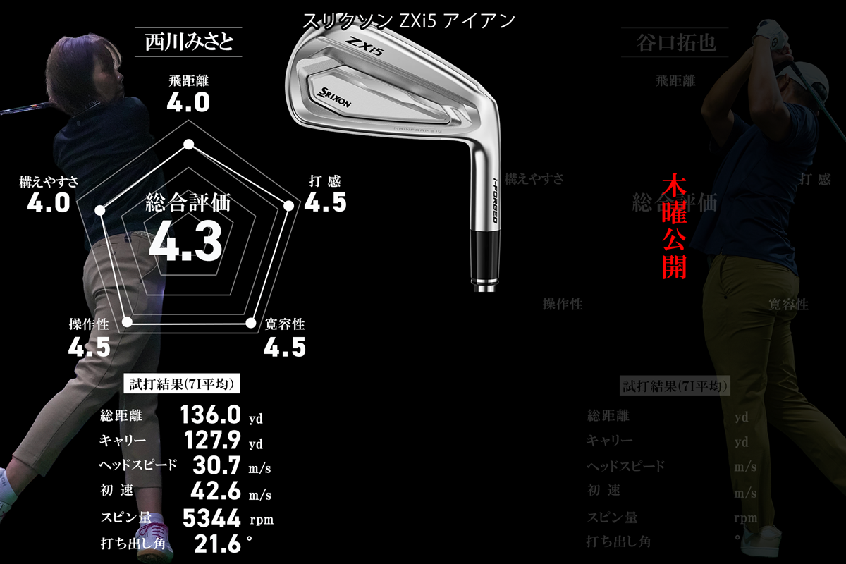 やっぱり「ZXi5」は裏切らない！ シャープなのにやさしい優等生アイアン／西川みさと #深夜試打