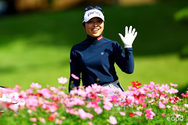 2026年 NOBUTAGROUPマスターズGCレディース 初日 佐久間朱莉 花と朱莉ちゃん