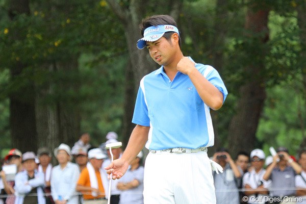 2011年 関西オープンゴルフ選手権競技 3日目 池田勇太 9番のイーグルパットは2mショート！まさか、ここから3パットするとは