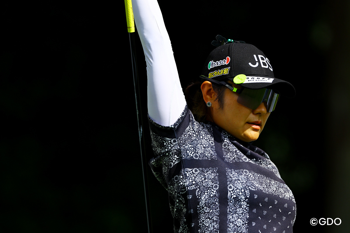 イーブン36位タイ発進 2026年 NOBUTAGROUPマスターズGCレディース 初日 藤田さいき