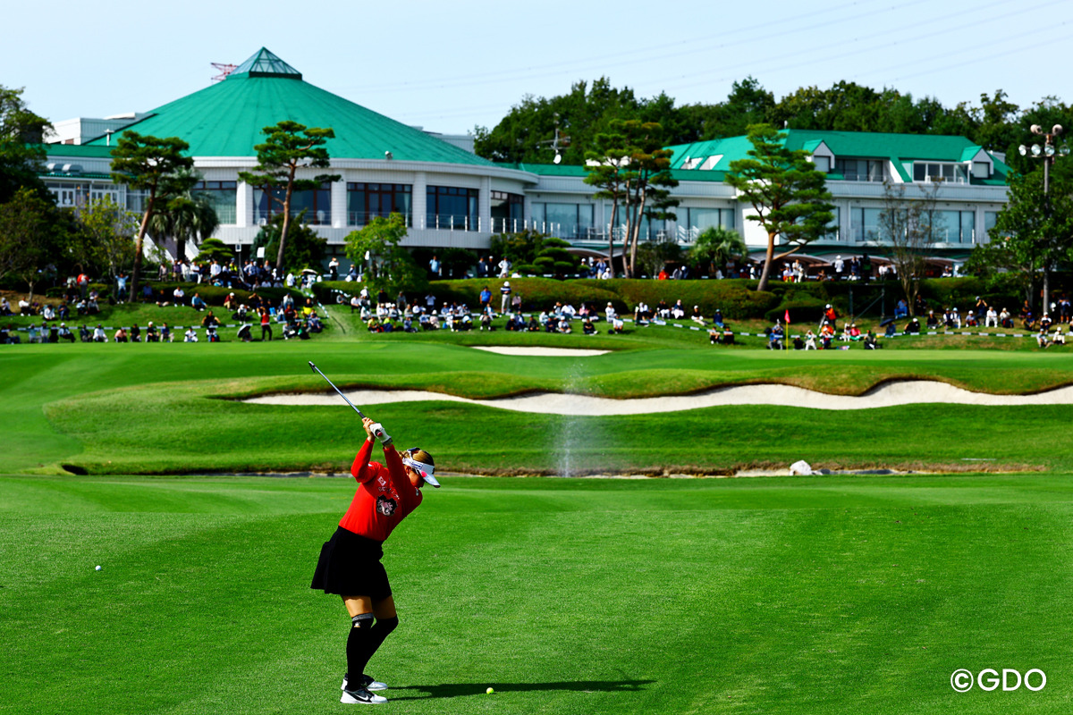69でプレーした 2026年 NOBUTAGROUPマスターズGCレディース 2日目 桑木志帆