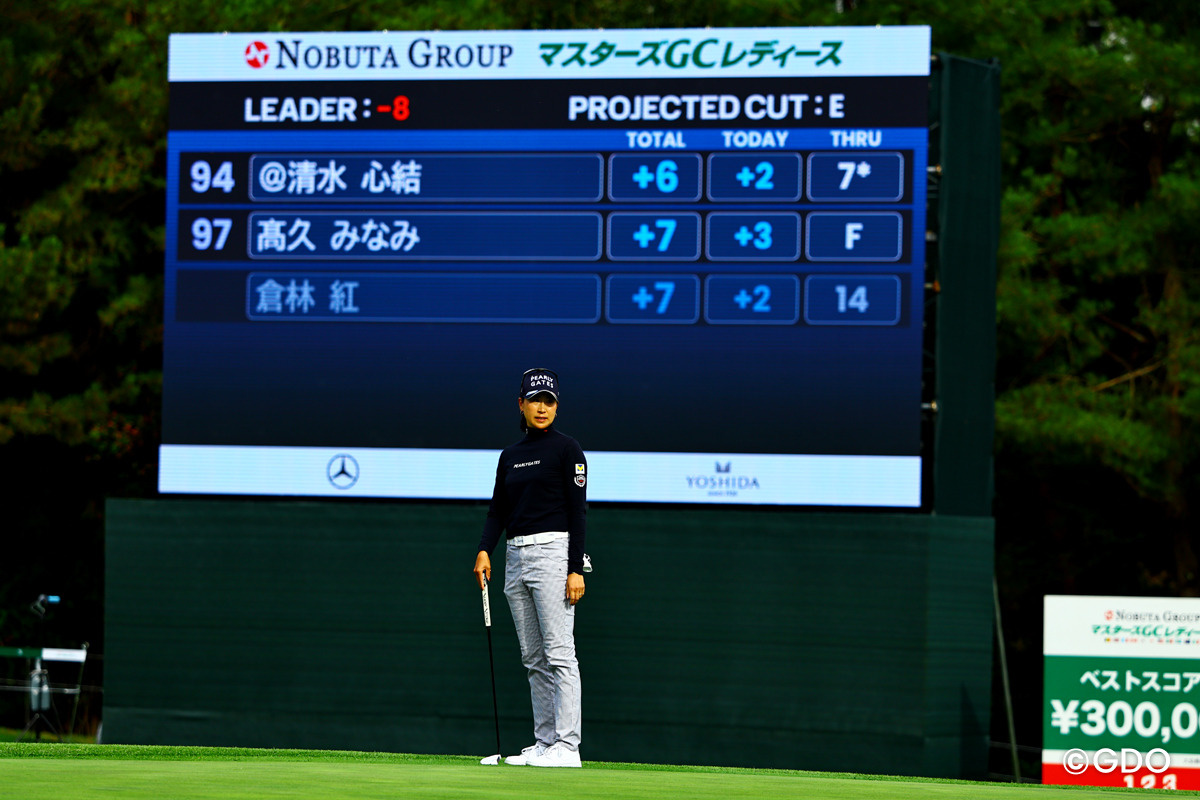 残念予選突破ならず 2026年 NOBUTAGROUPマスターズGCレディース 2日目 木戸愛