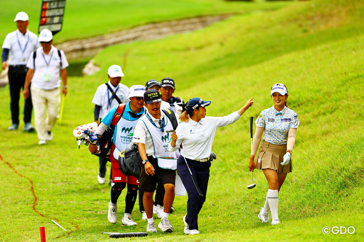 馴染んでます。 2026年 NOBUTAGROUPマスターズGCレディース 3日目 高木優奈 パク・ヒョンギョン