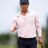 平田憲聖「76」で首位→34位後退 米澤蓮、金谷拓実は44位で最終日へ