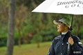 降りしきる雨の中