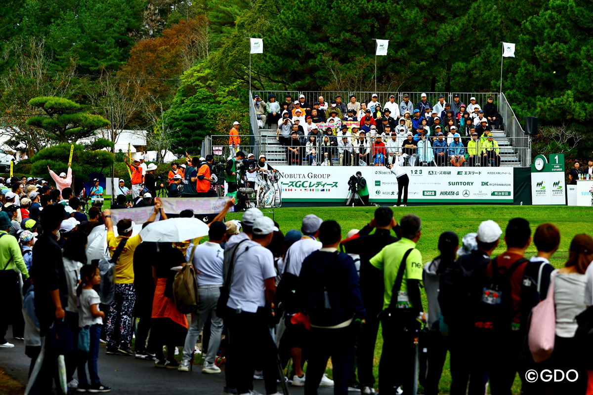 最終日スタート 2026年 NOBUTAGROUPマスターズGCレディース 4日目 桑木志帆