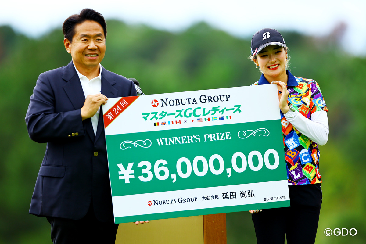 賞金ランキングでもトップに立った 2026年 NOBUTAGROUPマスターズGCレディース 最終日 桑木志帆