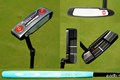 ヘッドもシャフトもグリップも使い込まれたパター