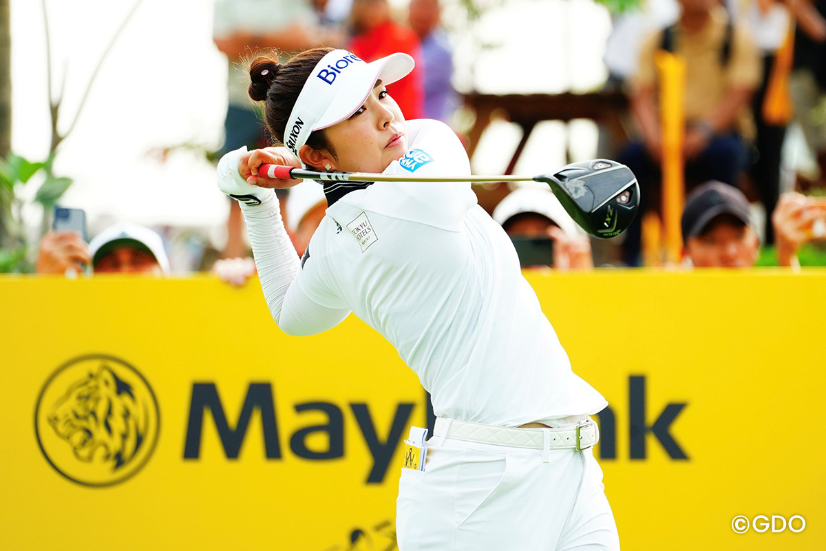大会連覇を目指す山下美夢有 2026年 メイバンク選手権 初日 山下美夢有