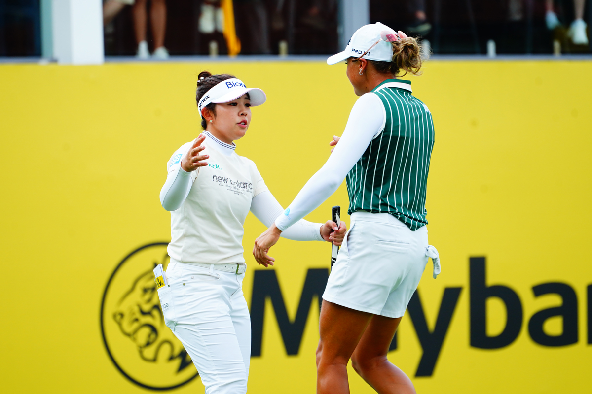 山下美夢有はプレーオフで勝った昨年大会に続く連覇に大きく前進した 2026年 メイバンク選手権 3日目 山下美夢有