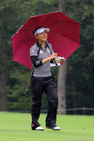2011年 ニトリレディスゴルフトーナメント 事前 有村智恵 好調の有村智恵が、自身初の2週連続優勝に挑む