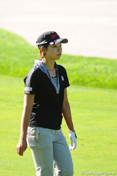 2011年 ニトリレディスゴルフトーナメント 初日 森田理香子 先週悔し涙にくれたリカコーです。今週嬉し涙を流すにはびみょ～な位置です。53位T