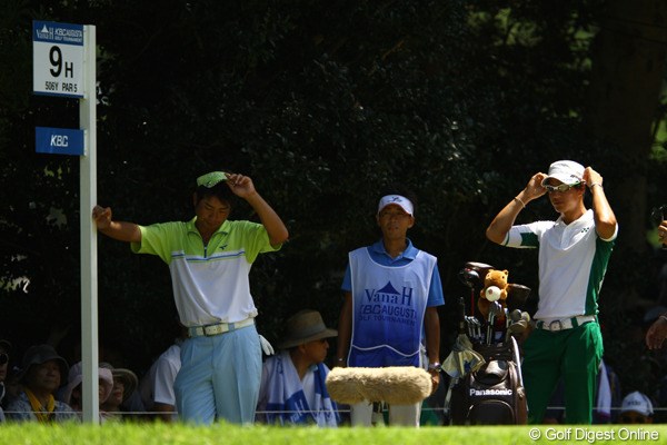 2011年 VanaH杯KBCオーガスタゴルフトーナメント 3日目 池田勇太・石川遼 「今日は俺が日陰。遼が日向だな。」