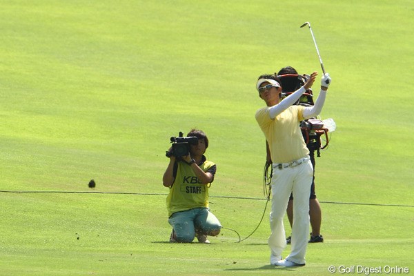 2011年 VanaH杯KBCオーガスタゴルフトーナメント 最終日 近藤共弘 18番Par5のサードショット「あっ！！！うそっ！！！」