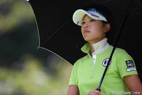 2011年 日本女子プロゴルフ選手権大会コニカミノルタ杯 2日目 森田理香子 そんな寂しそうな瞳しないで。。。おじさんも寂しくなっちゃうから。