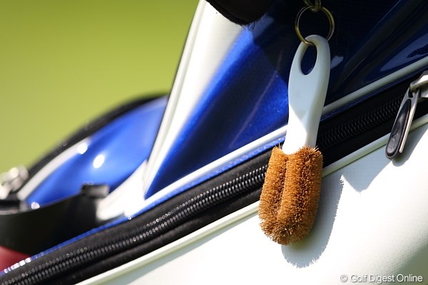 2011年 日本女子プロゴルフ選手権大会コニカミノルタ杯 3日目 携帯タワシ これいいね♪