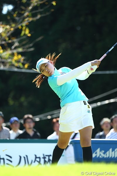 2011年 日本女子プロゴルフ選手権大会コニカミノルタ杯 3日目 横峯さくら 高い集中力は3日目も健在！ 単独首位に浮上した最終日を迎える横峯さくら