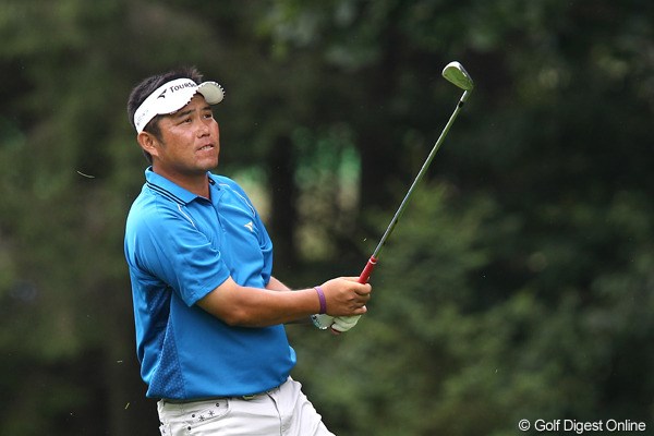 2011年 ANAオープンゴルフトーナメント 初日 小田龍一 ノーボギーで首位に立った小田龍一。「リズムが速くなっていた」と悪いときのスイングを振り返った