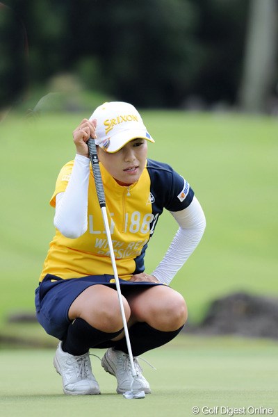 2011年 マンシングウェアレディース東海クラシック 初日 横峯さくら
