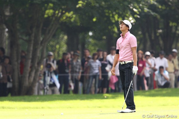 2011年 ANAオープンゴルフトーナメント 2日目 石川遼 ドライバーの不調はショートゲームにも影響。ギャラリーのため息を誘った石川遼