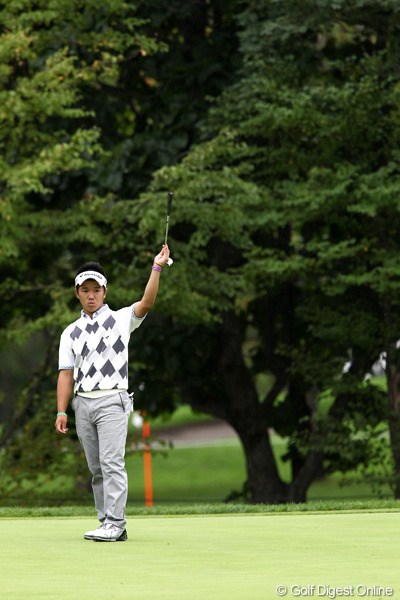 2011年 ANAオープンゴルフトーナメント 3日目 伊藤誠道 16番でロングパットを入れてバーディ、すごい！