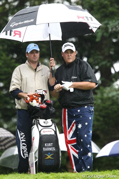 2011年 ANAオープンゴルフトーナメント 最終日 カート・バーンズ 圧倒的な飛距離を武器に、今後もツアーでの活躍が期待されるカート・バーンズ