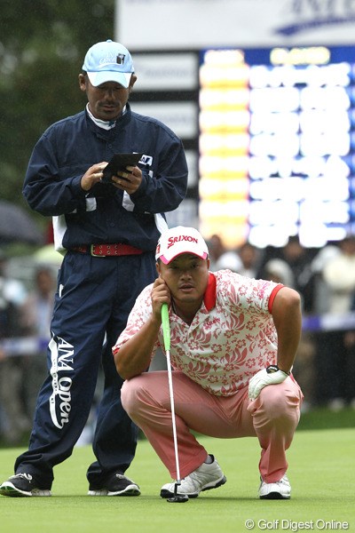 2011年 ANAオープンゴルフトーナメント 最終日 小田孔明 今日はパターが弱気だったと、2位タイ
