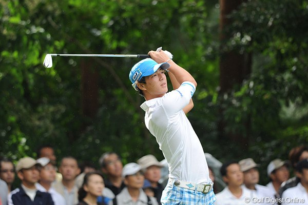 2011年 アジアパシフィックオープンゴルフチャンピオンシップパナソニックオープン 初日 石川遼 石川遼は不運とも付き合いながら無難なスタートを切った