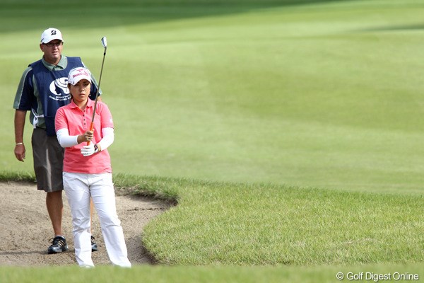 2011年 ミヤギテレビ杯ダンロップ女子オープンゴルフトーナメント 初日 宮里美香 高い集中力を見せる宮里美香。次週に向けてもモチベーションは高いはずだ