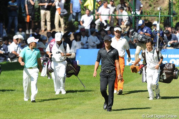 2011年 アジアパシフィックオープンゴルフチャンピオンシップパナソニックオープン 3日目 石川遼、池田勇太、藤本佳則