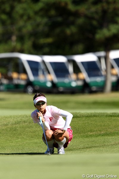 2011年 ミヤギテレビ杯ダンロップ女子オープンゴルフトーナメント 2日目 菊地明砂美 2アンダー13位タイと健闘