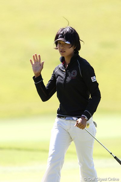 2011年 ミヤギテレビ杯ダンロップ女子オープンゴルフトーナメント 2日目 森田理香子 昨日の分までバーディ獲った？