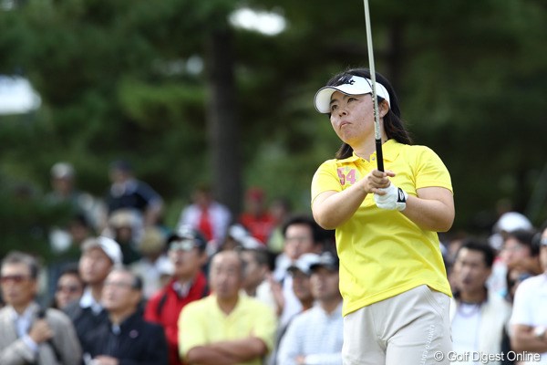 結婚後初の優勝は 11年 ミヤギテレビ杯ダンロップ女子オープンゴルフトーナメント 最終日 不動裕理 フォトギャラリー Gdo