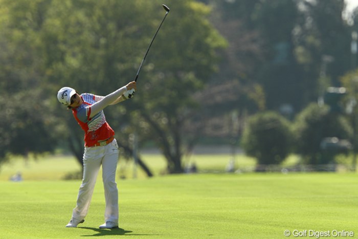 さすがは全米女子オープンチャンピオン！安定したゴルフで2オーバー10位タイ。 2011年 日本女子オープンゴルフ選手権競技 初日 チ・ウンヒ