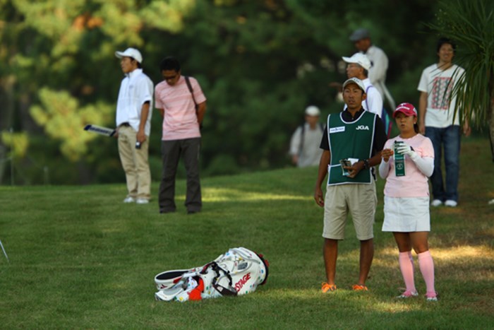 「女子オープンに強い！」って印象だったのですが・・・どうしちゃったのでしょう？まさかの大叩きで12オーバー94位タイ。 2011年 日本女子オープンゴルフ選手権競技 初日 佐伯三貴