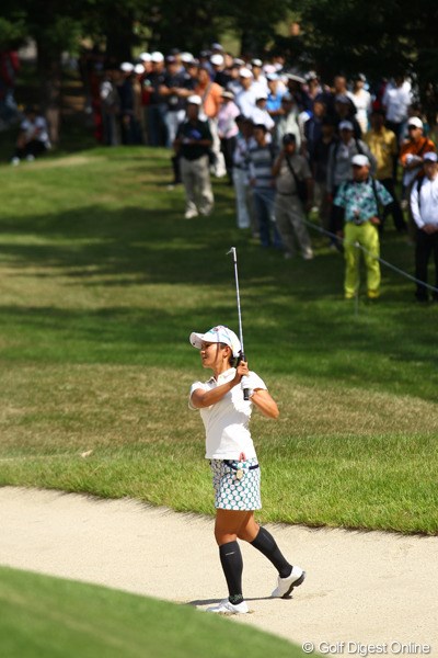 2011年 日本女子オープンゴルフ選手権競技 3日目 宮里藍 今日もバンカーに捕まりまくりでした。