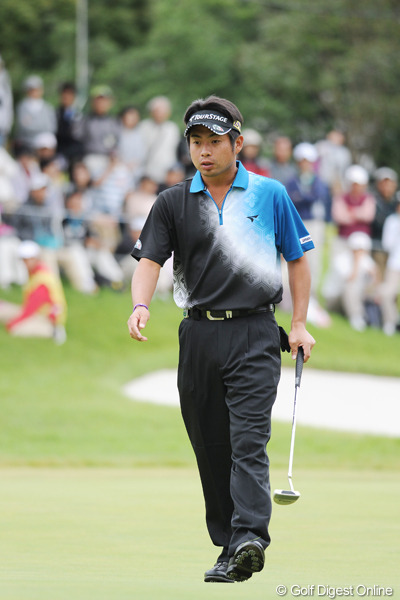パット決まらず池田勇太は13位に終わる