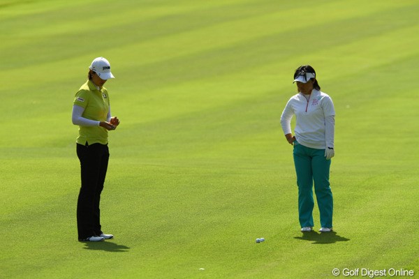 2011年 日本女子オープンゴルフ選手権競技 最終日 全美貞と不動裕理