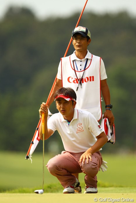 静か～なゴルフで1つスコアを伸ばしました。初優勝のチャンスありです 2011年 キヤノンオープン 3日目 冨山聡