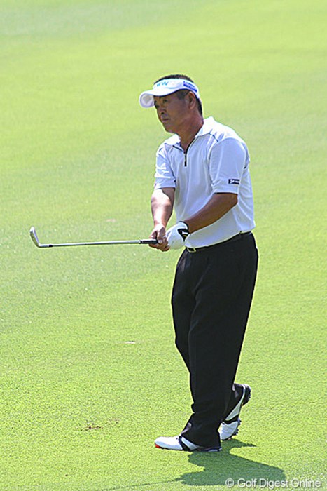 最終日、3位タイに後退も最後まで“攻める”ゴルフを貫いた 2011年 皇潤カップ日本プロゴルフシニア選手権大会 最終日 三好隆