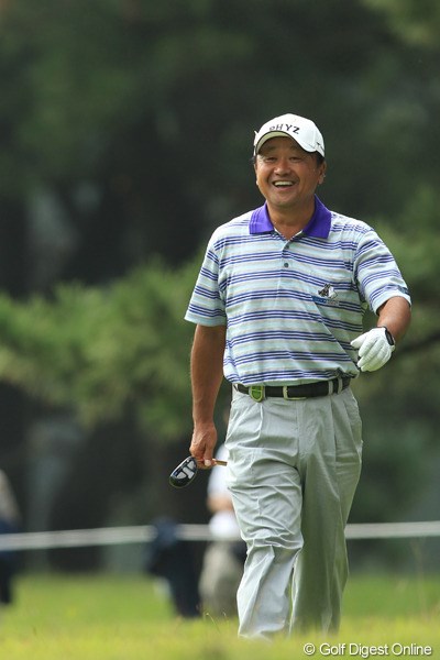 2011年 日本オープンゴルフ選手権競技 初日 倉本昌弘  ギャラリーを笑わせ和ませていました。 すべてにおいて偉大な方です。 TOTAL ±0  14T.