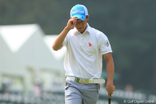 2011年 日本オープンゴルフ選手権競技 初日 竹安俊也   またまたアマチュア！TOTAL＋6だけど13H ナイスバーディー！